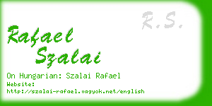 rafael szalai business card